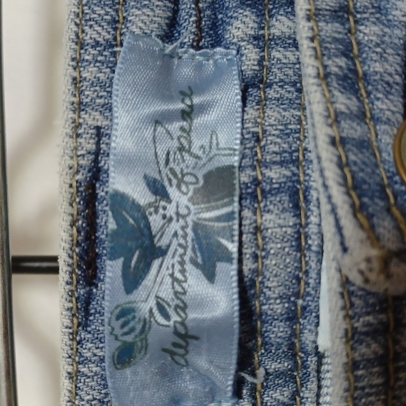 DEPARTMENT OF PEACE JEANS SIZE 14 IN A BEAUTIFUL BLUE DENIM FADED - Picture 5 of 9